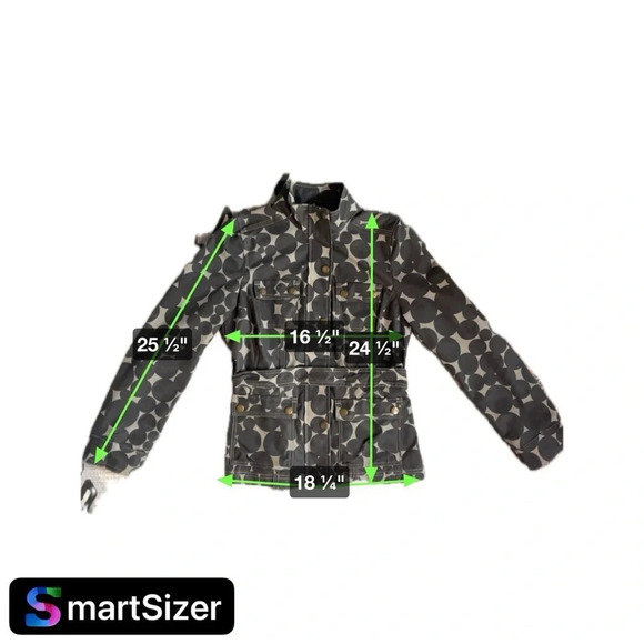 Boden waxed cotton utility jacket with tie waist size 6 - Picture 10 of 10